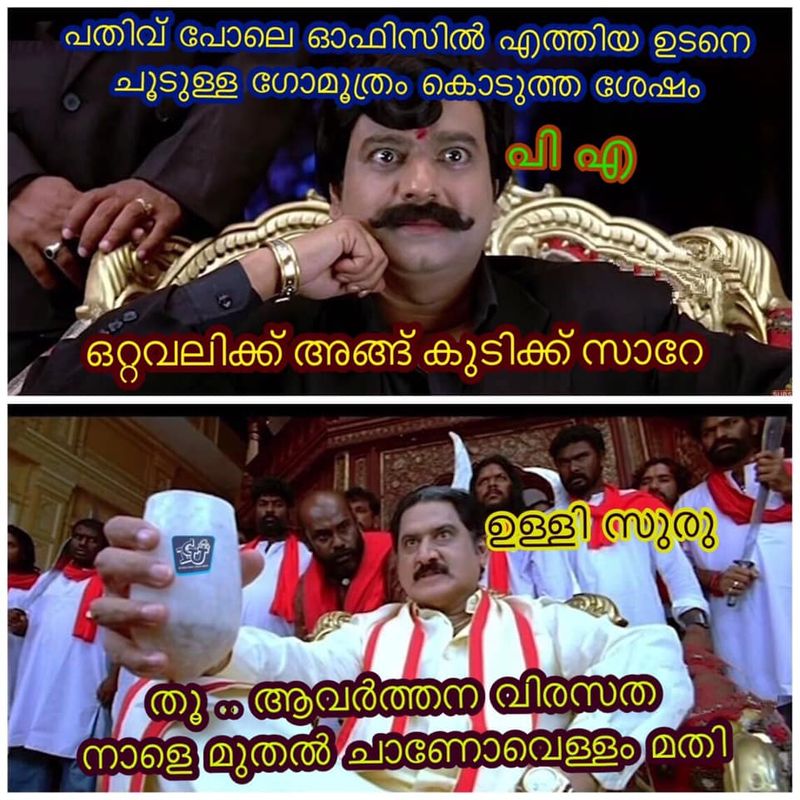 troll against k surendran facebook post on kerala human chain protest constitution