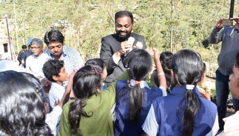 idukki sub collector prem krishna gave ice creams to students