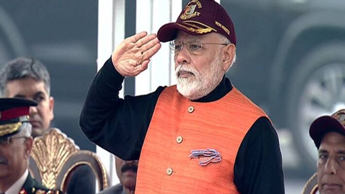 PM Narendra Modi at National Cadet Corps rally in Delhi kpn PM Narendra Modi at National Cadet Corps rally in Delhi kpn