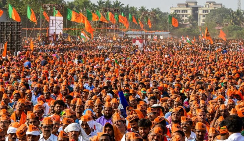 photo gallery of mangalore bjp rally