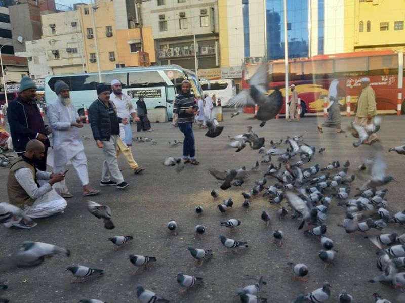 Congress MLA zameer ahmed khan walk at Makkah Al Mukarramah in Saudi Arabia