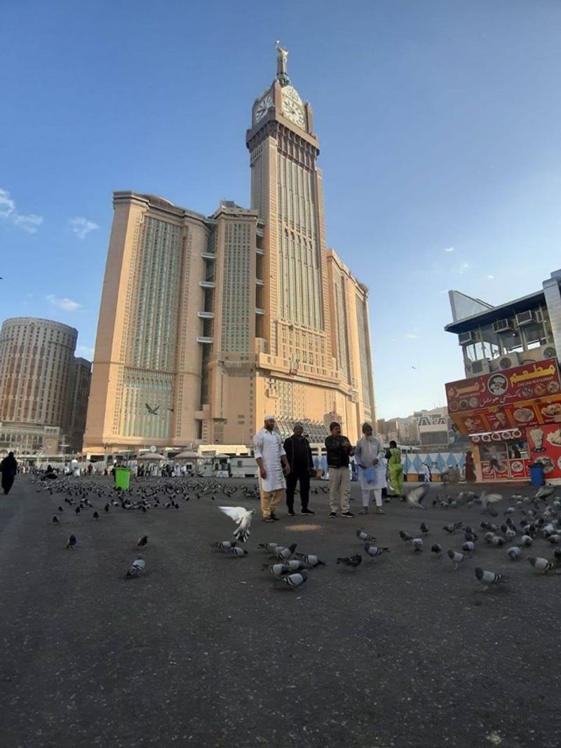 Congress MLA zameer ahmed khan walk at Makkah Al Mukarramah in Saudi Arabia