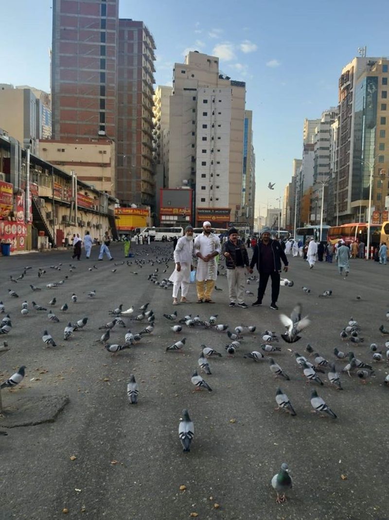 Congress MLA zameer ahmed khan walk at Makkah Al Mukarramah in Saudi Arabia