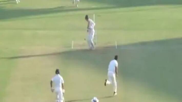 Watch Ravi Yadav Hat Trick In First Over On First Class Debut Watch Ravi Yadav Hat Trick In First Over On First Class Debut