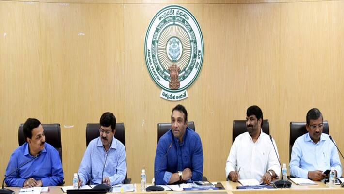 minister mekapati goutham reddy review meeting on skill development minister mekapati goutham reddy review meeting on skill development