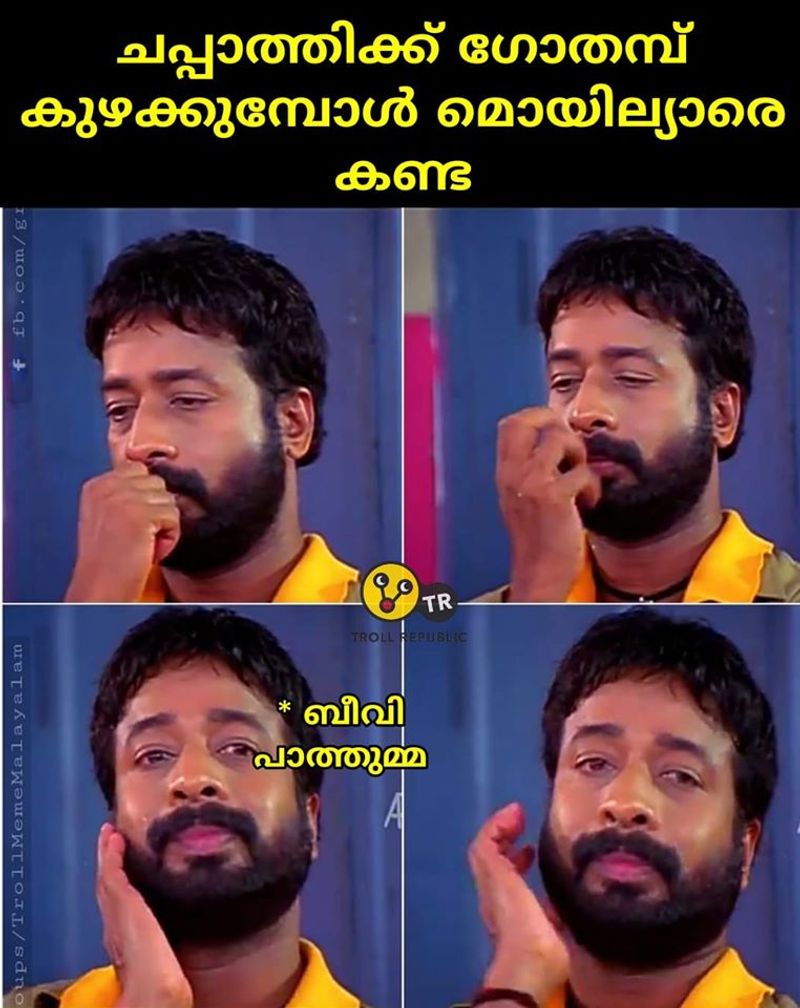 women not go out for strike in street kanthapuram troll gallery