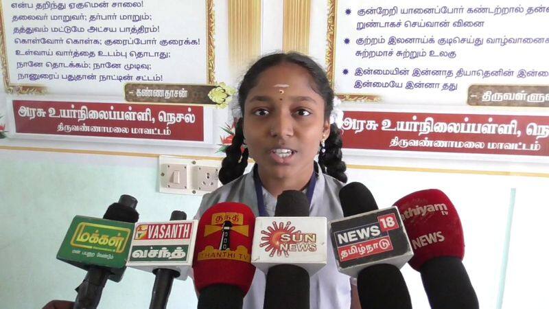 10 standard girl appointed as one day headmaster of school