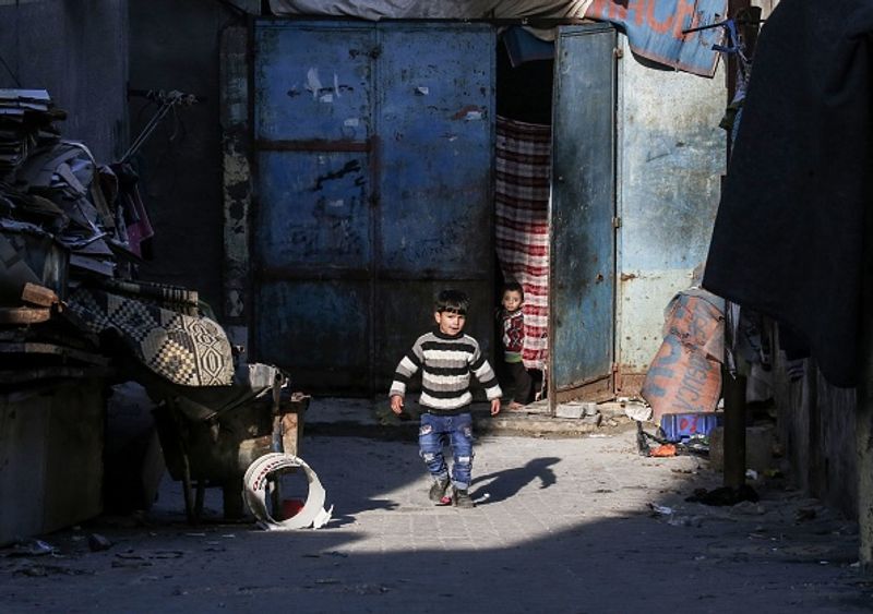 israel palestine conflict trumps Peace deal photo gallery