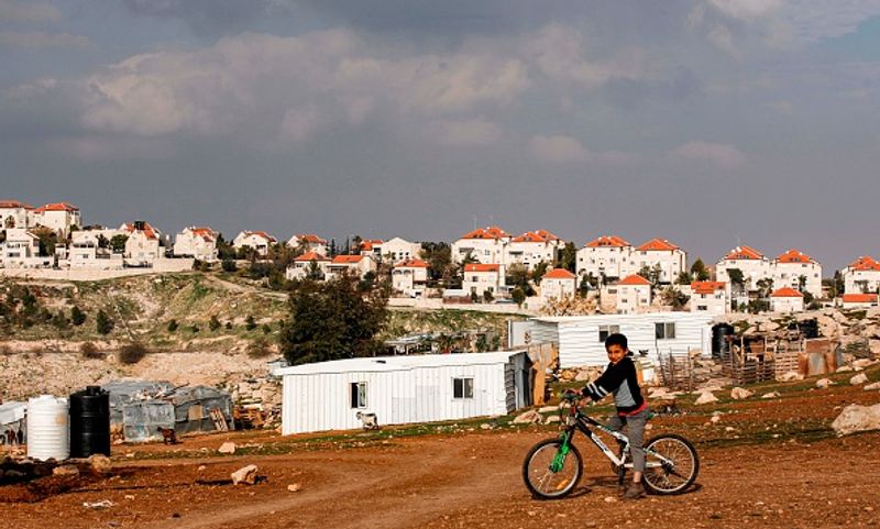 israel palestine conflict trumps Peace deal photo gallery