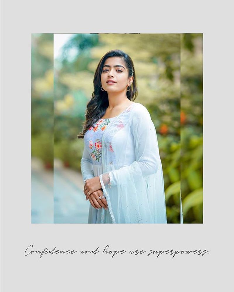 Heroine Rashmika Latest Saree Photos