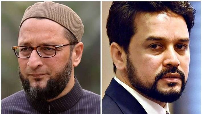 Asaduddin Owaisi Takes Anurag Thakur Says Pick Place To Shoot Me Asaduddin Owaisi Takes Anurag Thakur Says Pick Place To Shoot Me