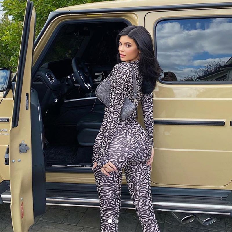 Stormi's father Travis Scott also attended the backyard bash, and Jenner uploaded a video of father and daughter playing on the swings on her Instagram story.