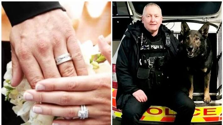 sniffer dog helps husband by retrieving the wedding ring he threw away in anger after dispute with wife sniffer dog helps husband by retrieving the wedding ring he threw away in anger after dispute with wife