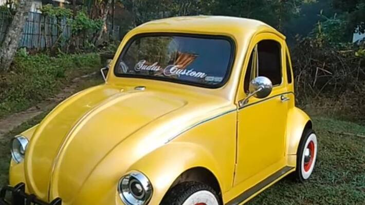 Man built Volkswagen Beetle inspired car by using suzuki samurai engine Man built Volkswagen Beetle inspired car by using suzuki samurai engine
