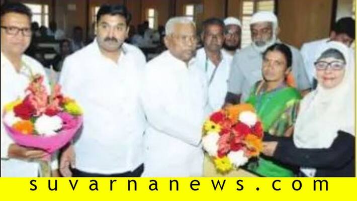 MP GS Basavaraj suggest lady mayor to work for people in tumakur MP GS Basavaraj suggest lady mayor to work for people in tumakur