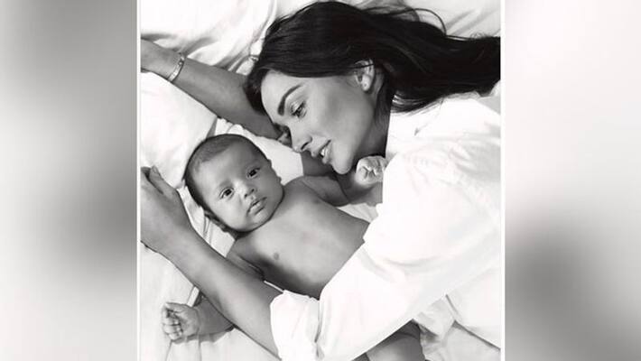 amy jackson bath dub with child photo goes viral amy jackson bath dub with child photo goes viral