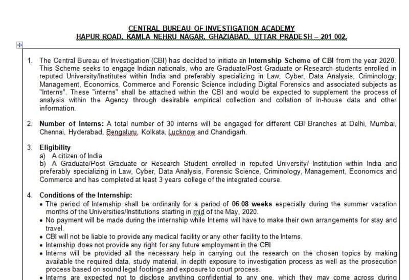 Graduate interested in investigation and data analysis opportunity in cbi