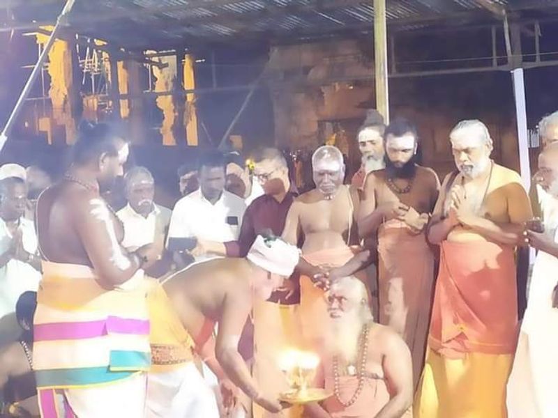 tanjore temple kumbabishekam photos goes viral