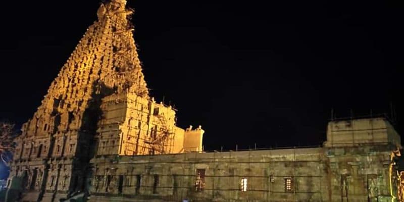 tanjore temple kumbabishekam photos goes viral