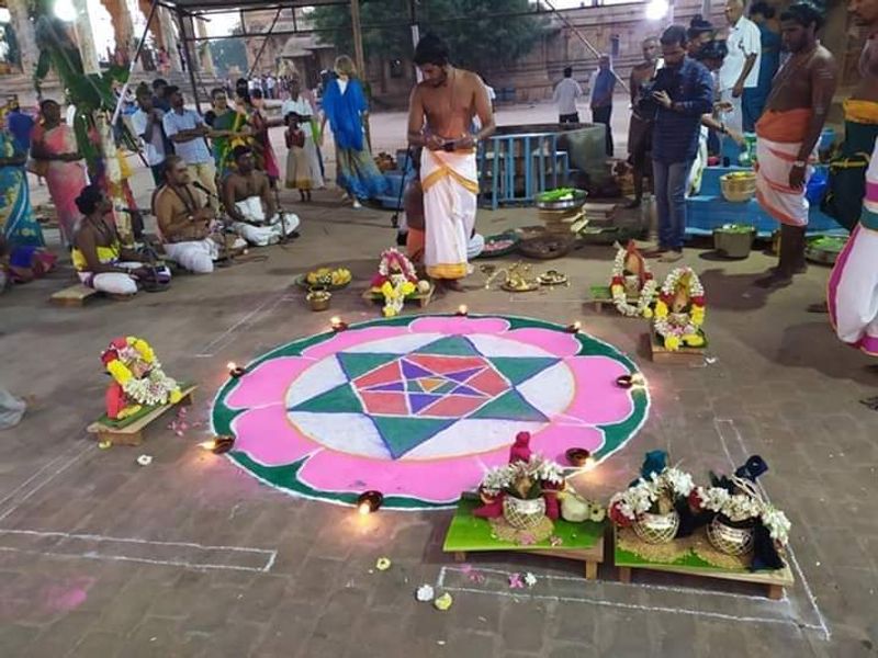 tanjore temple kumbabishekam photos goes viral