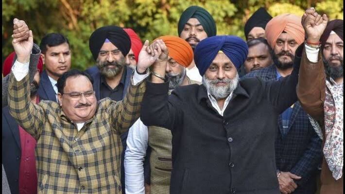 Shiromani Akali Dal will Support BJP in Delhi elections kpm Shiromani Akali Dal will Support BJP in Delhi elections kpm