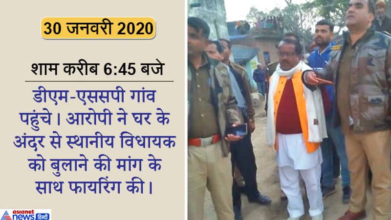 आरोपी ने छत पर चढ़कर कहा था कि पुलिस उसे पकड़ने आई, तो नतीजा भुगतना पड़ेगा।