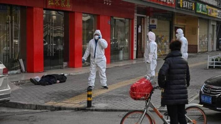 Coronavirus Dead Man Found On An Empty Street In China's Wuhan Coronavirus Dead Man Found On An Empty Street In China's Wuhan