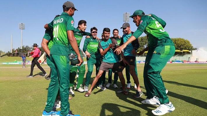 Pakistan will face India at semis of u-19 World Cup after defeating Afganistan in quarter final. Pakistan will face India at semis of u-19 World Cup after defeating Afganistan in quarter final.