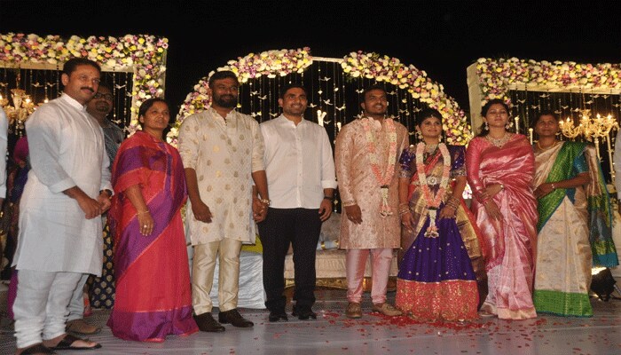 Chandrababu attends Parital sunith younger son sidhartha engagement ceremony