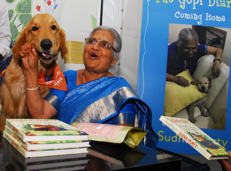 Sudha Murty's new book, ‘The Gopi Diaries: Coming Home’, is the first of a three-part series that focuses on the life of her pet dog.