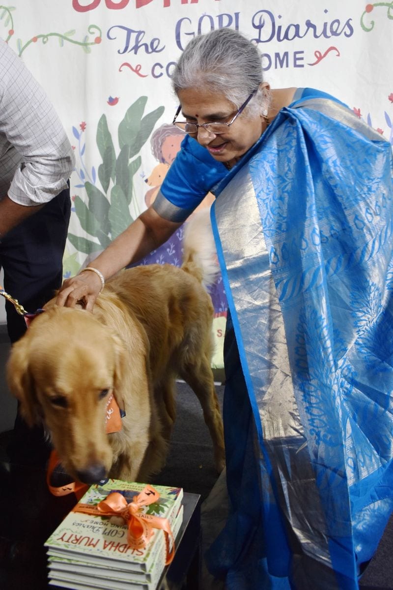 Sudha Murty's new book, ‘The Gopi Diaries: Coming Home’, is the first of a three-part series that focuses on the life of her pet dog.