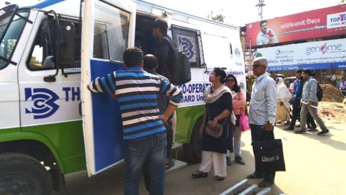 Bank arranged mobile atm in Burdwan Bank arranged mobile atm in Burdwan