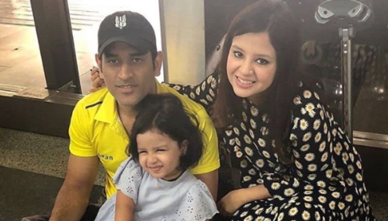 Sakshi has shared several videos on Instagram where Dhoni is seen playing with daughter Ziva.