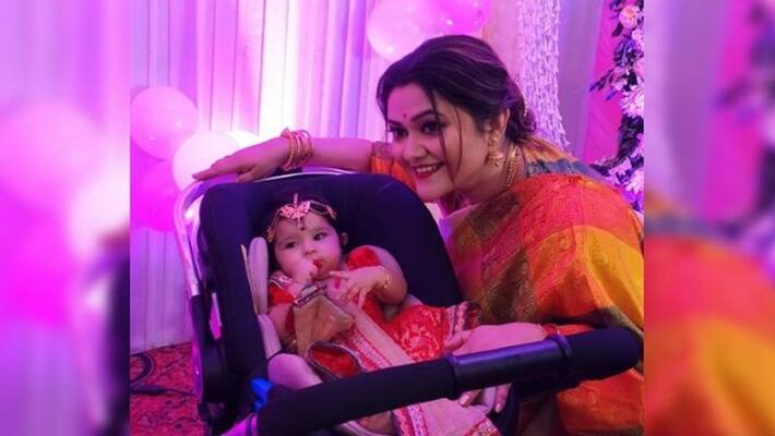 For the first time Bengali Actress Koneenica Banerjee Post her daughter's picture on social media For the first time Bengali Actress Koneenica Banerjee Post her daughter's picture on social media