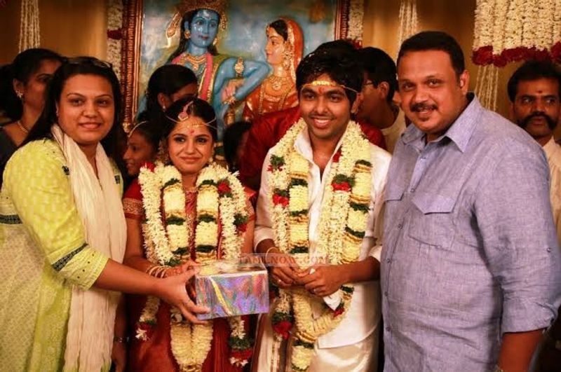 gv prakash and sainthavi marri