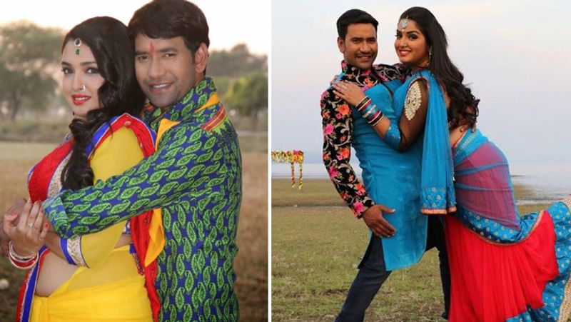 Dinesh lal Yadav Nirahua Birthday Amrapali dubey Wishes to share Romantic video KPY
