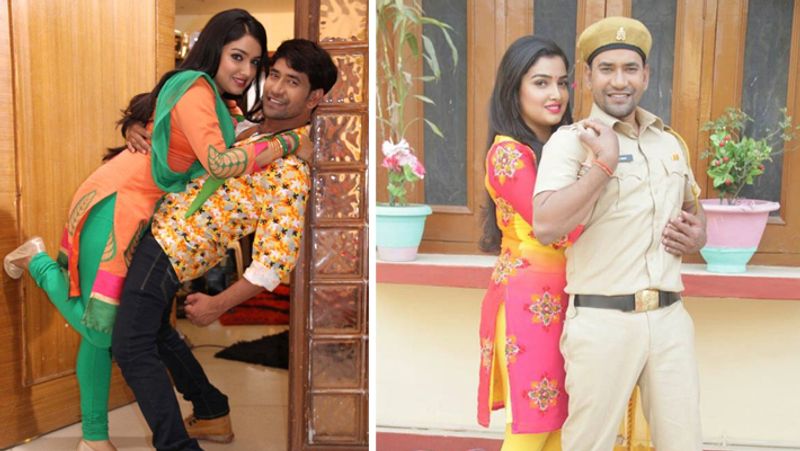 Dinesh lal Yadav Nirahua Birthday Amrapali dubey Wishes to share Romantic video KPY