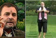 Rahul Gandhi tries to mock Modi by comparing Yoga with economy. You judge who really ended up being mocked!