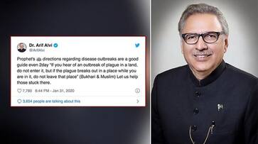 Pakistan President Arif Alvi quotes Prophet Mohammad in not bringing back students from  China