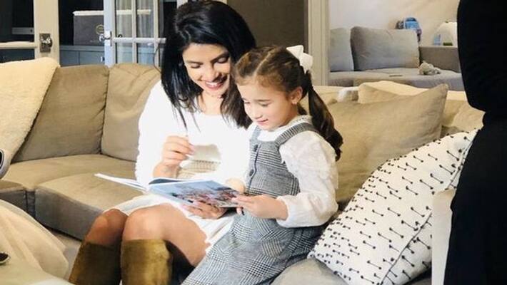 priyanka chopra birthday wish to 6 year old niece alena shares photo KPJ priyanka chopra birthday wish to 6 year old niece alena shares photo KPJ