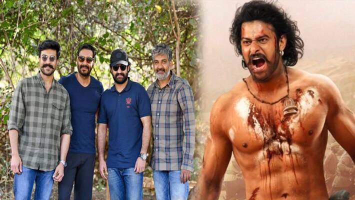 Interesting conversation betweet RRR and Baahubali Interesting conversation betweet RRR and Baahubali