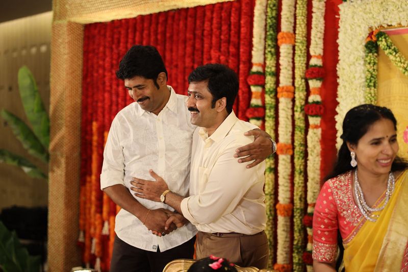 Celebs Attended Vadde Navin Son's Dhoti Function