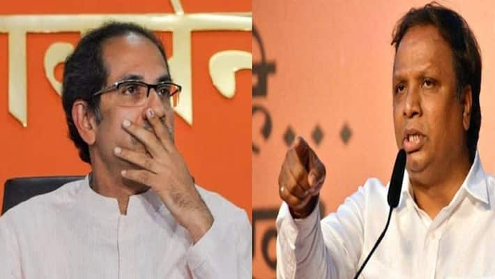 On Uddhav's statement, BJP said, they are sitting with those who have moon stars in their flag kpm On Uddhav's statement, BJP said, they are sitting with those who have moon stars in their flag kpm