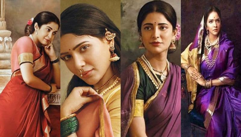 Stars dons the look of a Ravi Varma's paintings
