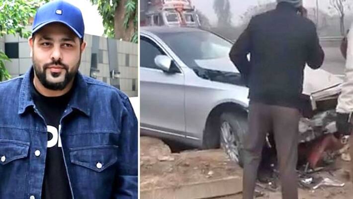 Rapper Badshah Car Accident at National highway Near Ludhiana KPG Rapper Badshah Car Accident at National highway Near Ludhiana KPG