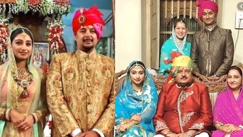 शादी के दौरान पति के साथ मोहिना सिंह। दूसरी ओर मोहिना की फैमिली के लोग।