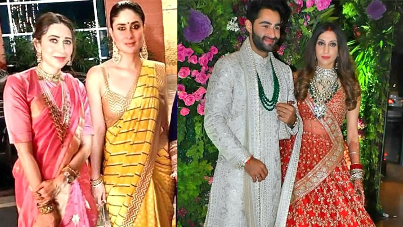 बहन करिश्मा के साथ करीना कपूर। दूसरी ओर अरमान और अनीशा।