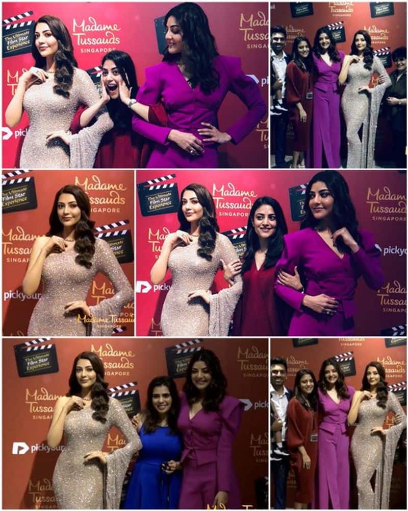 Actress Kajal Aggarwal Wax Statue Opened at Madame Tussauds in Sigapore