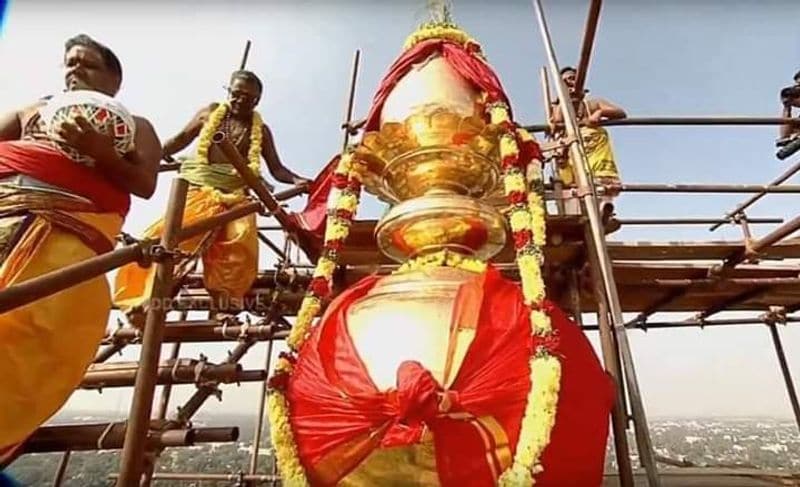 Ceremony of the Tanjor big temple kumbabisheham after 23 years Photo Gallery