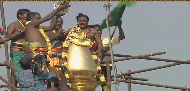 Ceremony of the Tanjor big temple kumbabisheham after 23 years Photo Gallery
